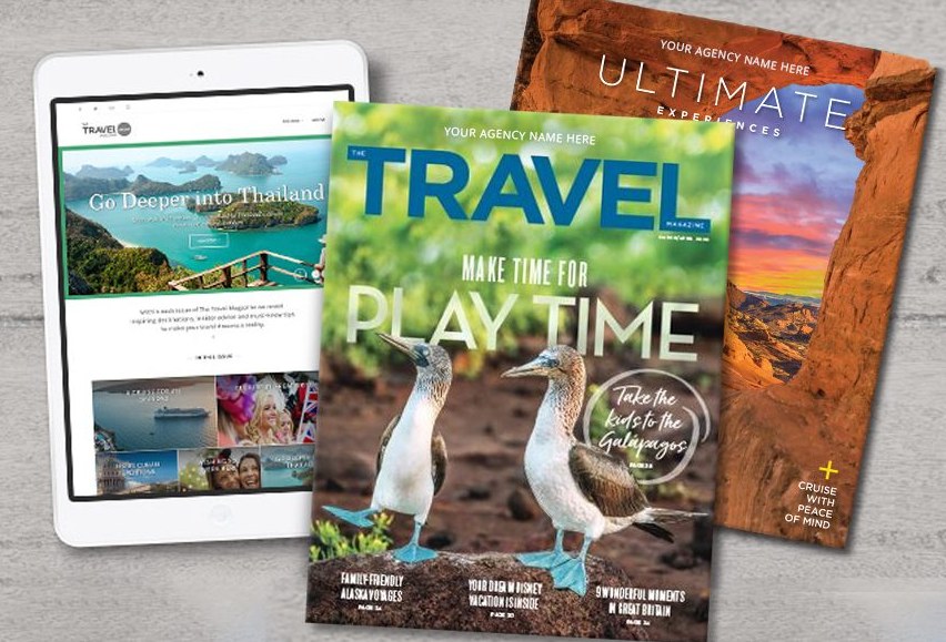 Travel Marketing Hub co-branded luxury travel magazines, The Travel Magazine, and Ultimate Experiences