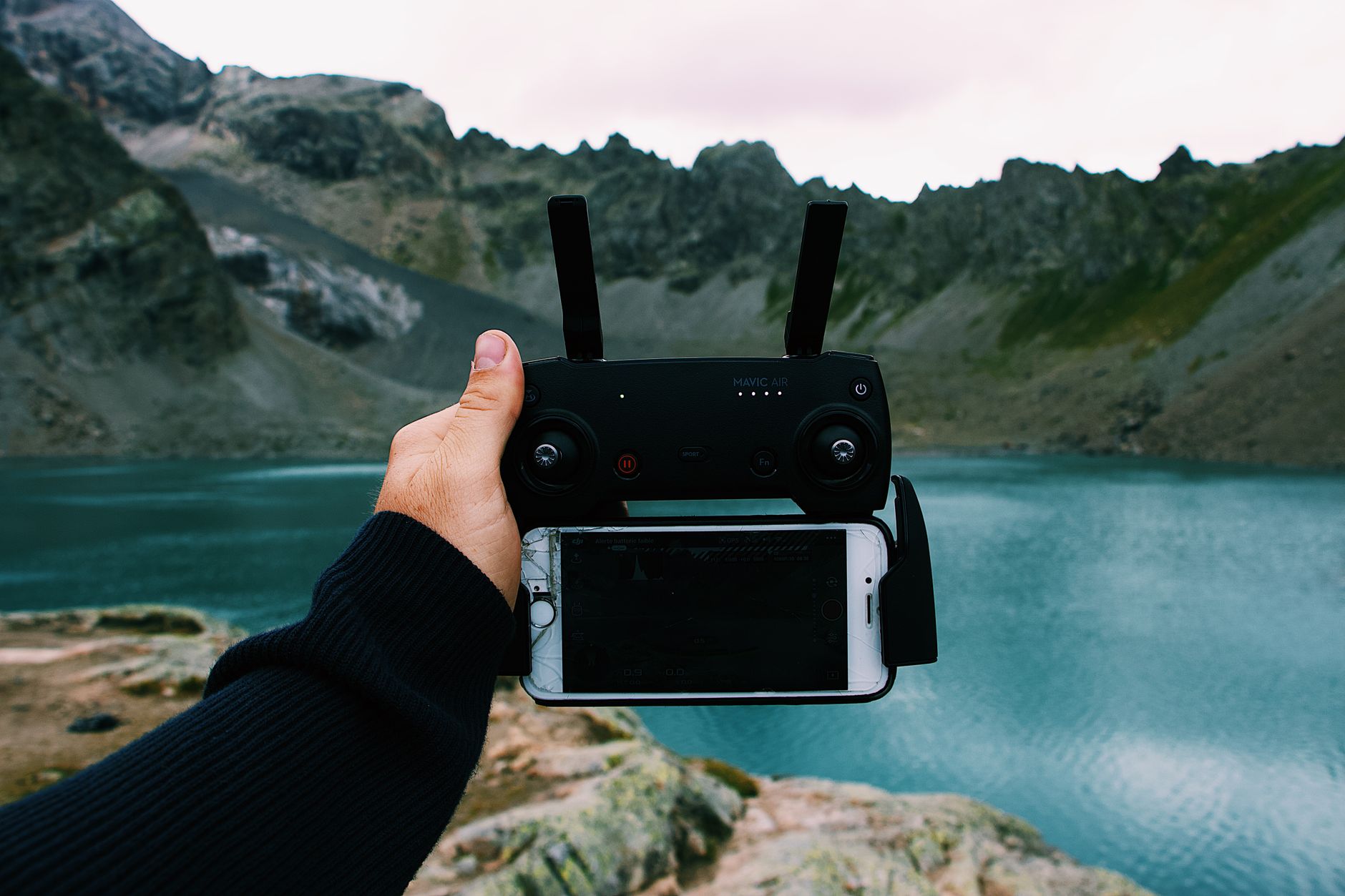 Travel Agent Filming TikTok Vertical Video Smartphone